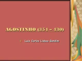 agostinho 354 430