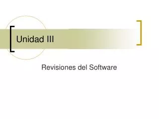 unidad iii