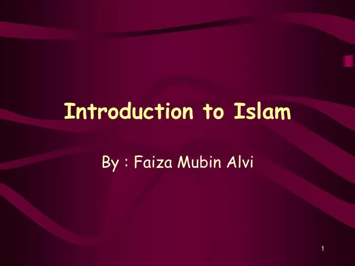 introduction to islam