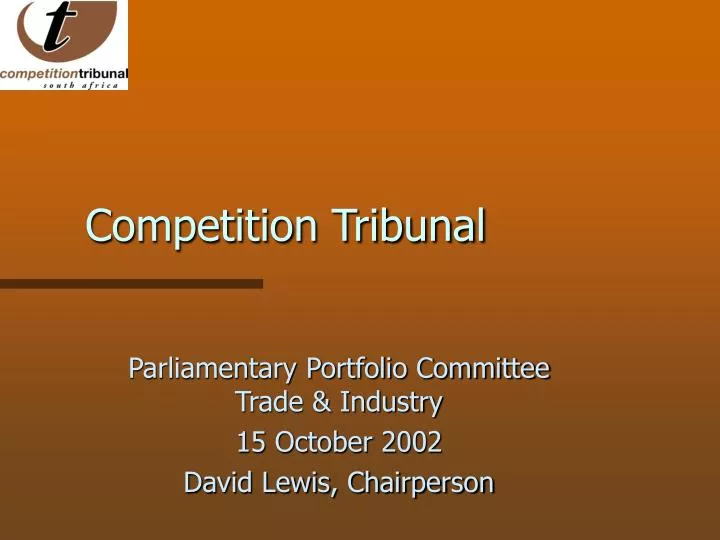competition tribunal