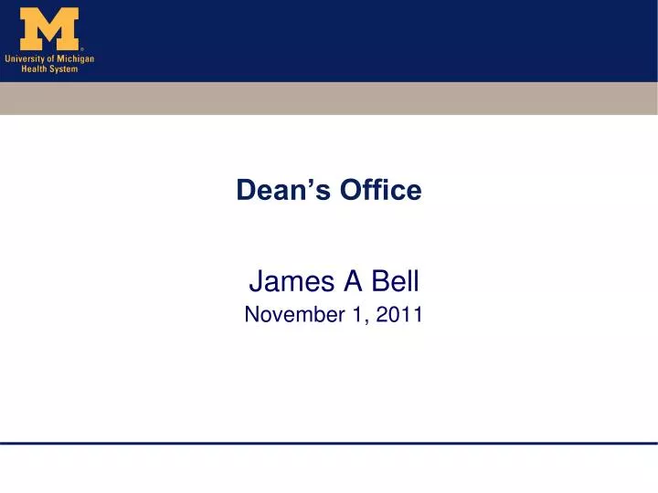 dean s office