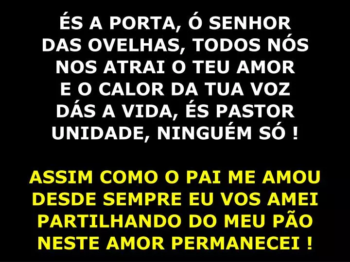 PPT - Sei que estás aqui Posso sentir o Teu calor Vem me envolver Me  constranger com o Teu amor PowerPoint Presentation - ID:797723