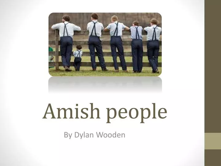 amish people