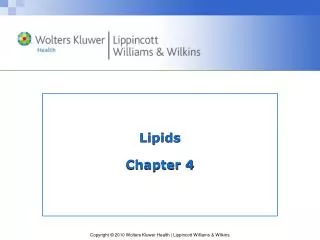 Lipids Chapter 4
