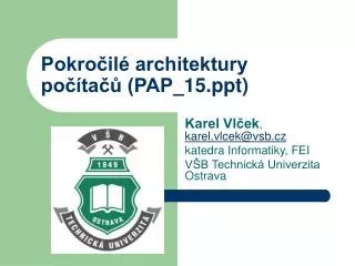 pokro il architektury po ta pap 15 ppt