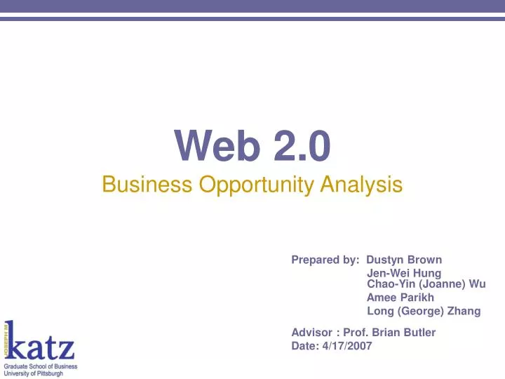 web 2 0 business opportunity analysis