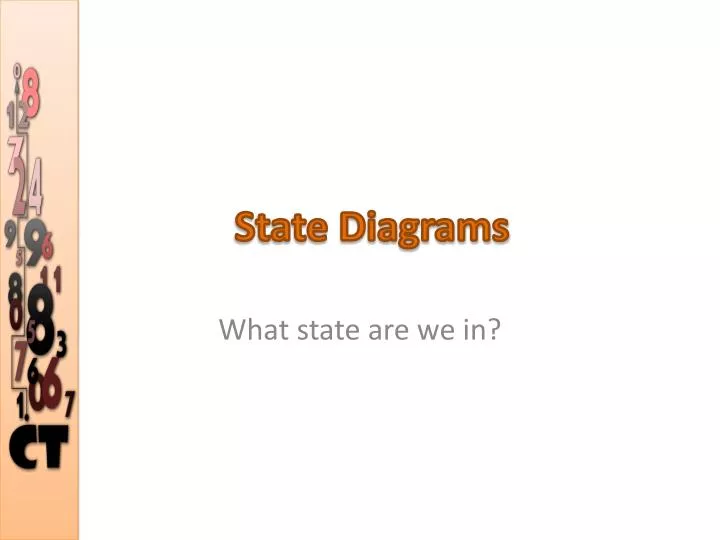 state diagrams