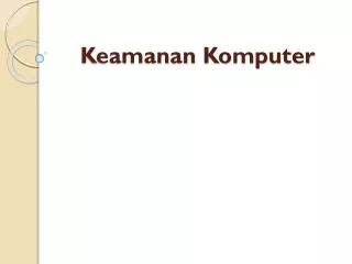 keamanan komputer