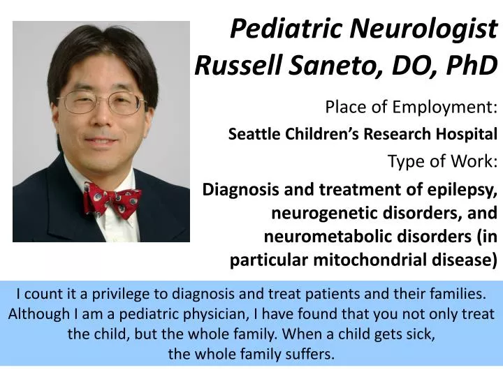 pediatric neurologist russell saneto do phd