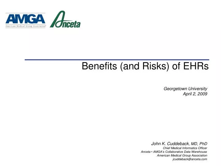 benefits and risks of ehrs
