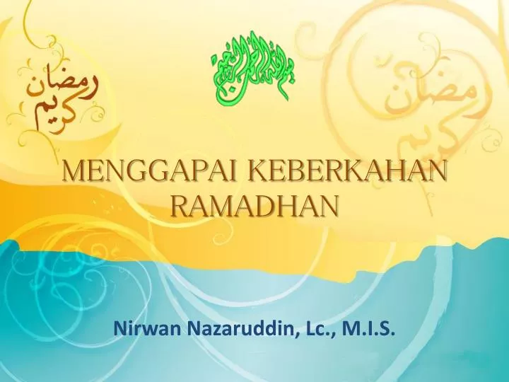 menggapai keberkahan ramadhan