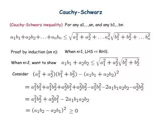 Cauchy-Schwarz