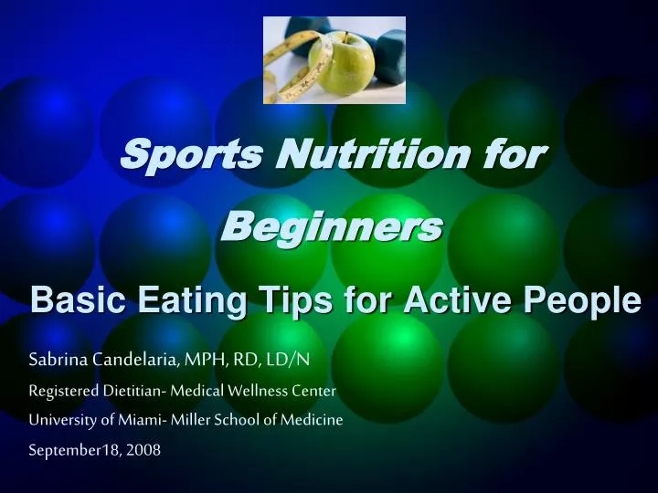 sports nutrition for beginners basic eating tips for active people