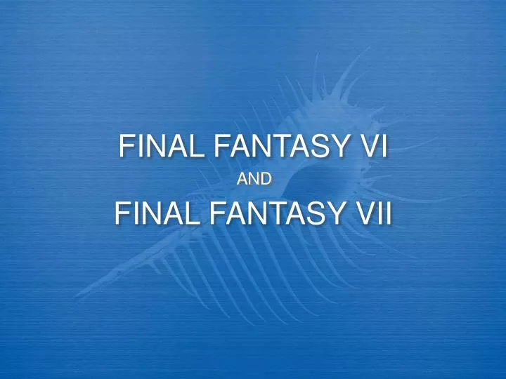 final fantasy vii