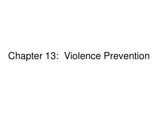 Chapter 13: Violence Prevention