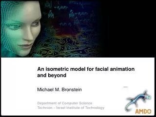 An isometric model for facial animation and beyond