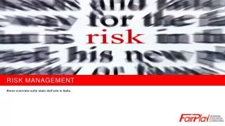 risk management