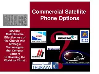 Commercial Satellite Phone Options