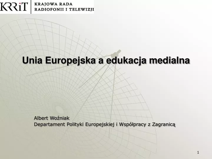 unia europejska a edukacja medialna
