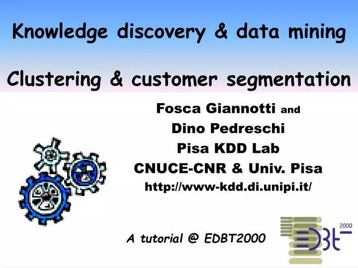 knowledge discovery data mining clustering customer segmentation