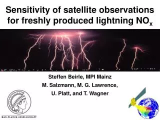 Sensitivity of satellite observations for freshly produced lightning NO x