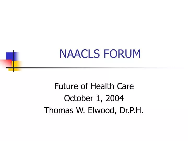 naacls forum