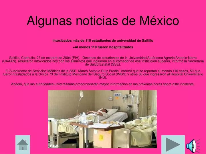 algunas noticias de m xico