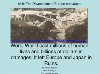 16.5: The Devastation of Europe and Japan
