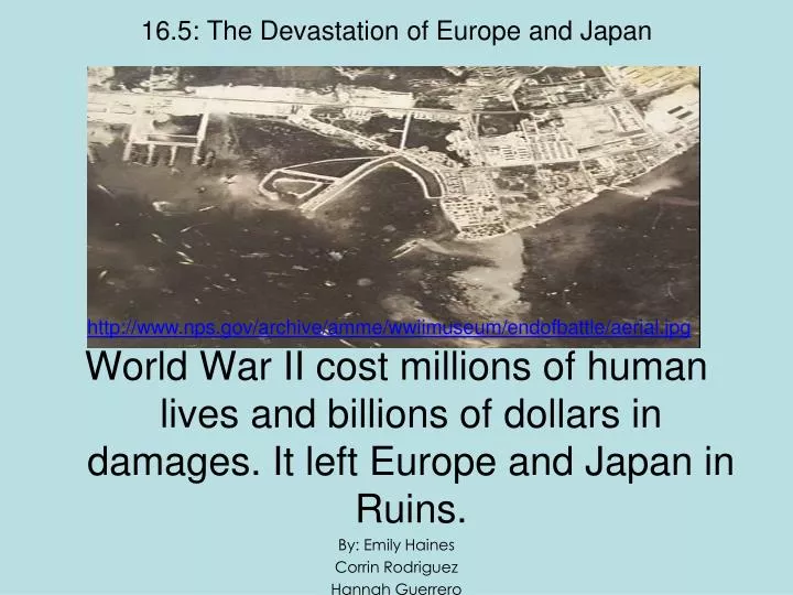 16 5 the devastation of europe and japan