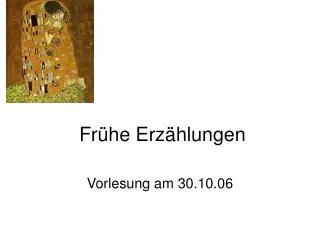 fr he erz hlungen