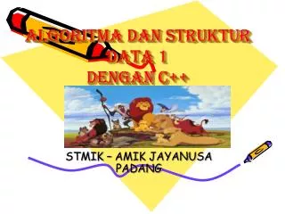 algoritma dan struktur data 1 dengan c