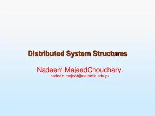 distributed system structures