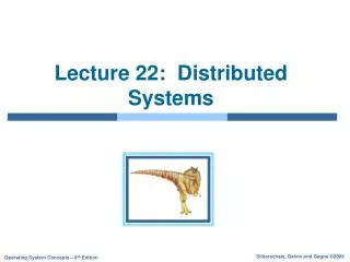 lecture 22 distributed systems