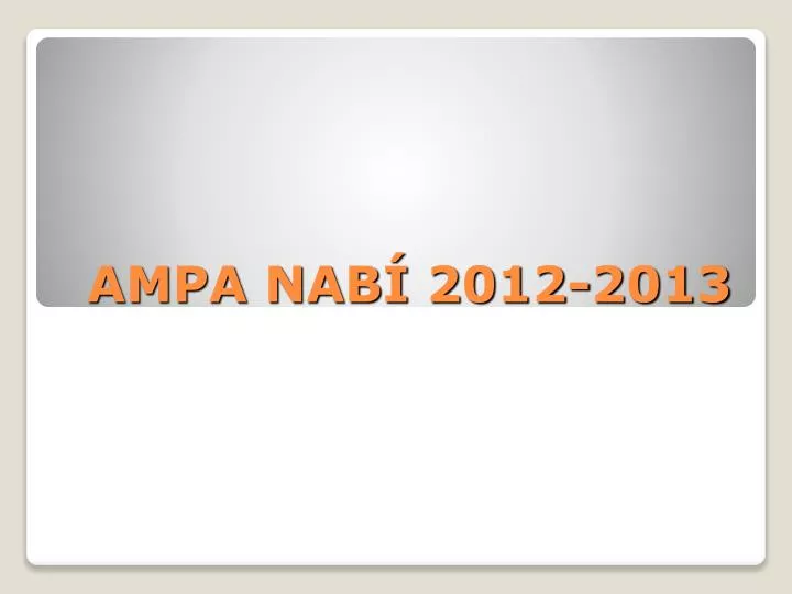 ampa nab 2012 2013