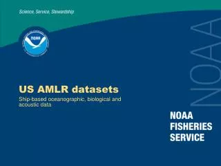 US AMLR datasets