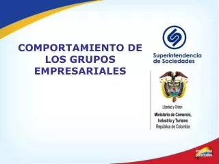 comportamiento de los grupos empresariales