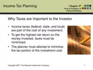 Why Taxes are Important to the Investor