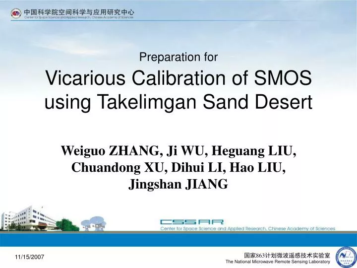 preparation for vicarious calibration of smos using takelimgan sand desert
