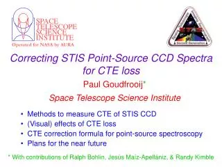 Correcting STIS Point-Source CCD Spectra for CTE loss