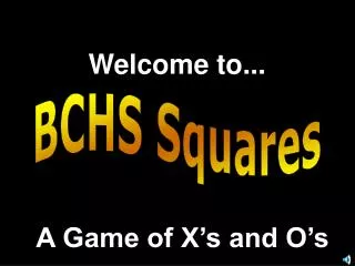 BCHS Squares