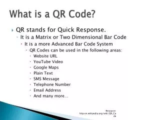 What is a QR Code?
