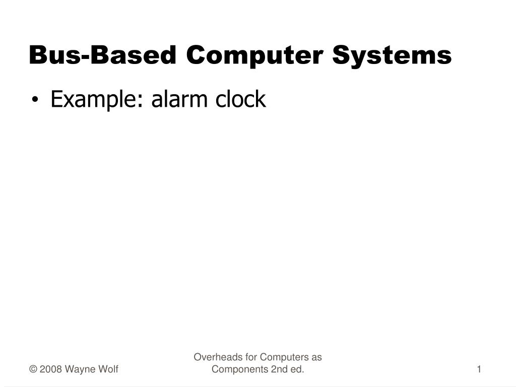 PPT - Bus-Based Computer Systems PowerPoint Presentation, free download ...