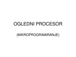 ogledni procesor