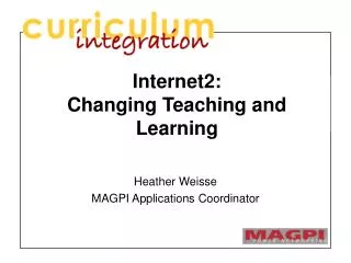 Internet2: Changing Teaching and Learning