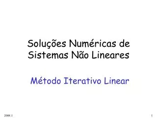 PPT - SISTEMAS LINEARES Prof. Moacir PowerPoint Presentation, Free ...