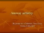 Amway artistry - slide 1