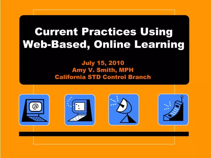 current practices using web based online learning