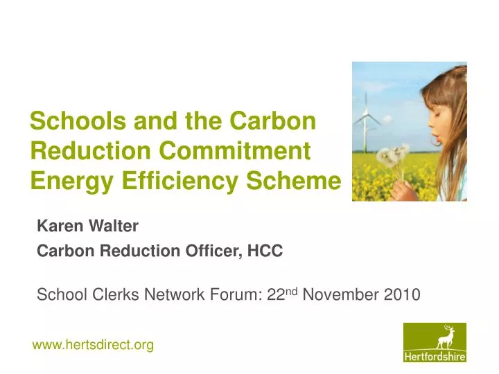 schools and the carbon reduction commitment energy efficiency scheme