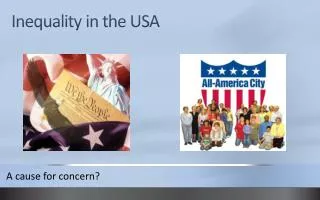 inequality in the usa