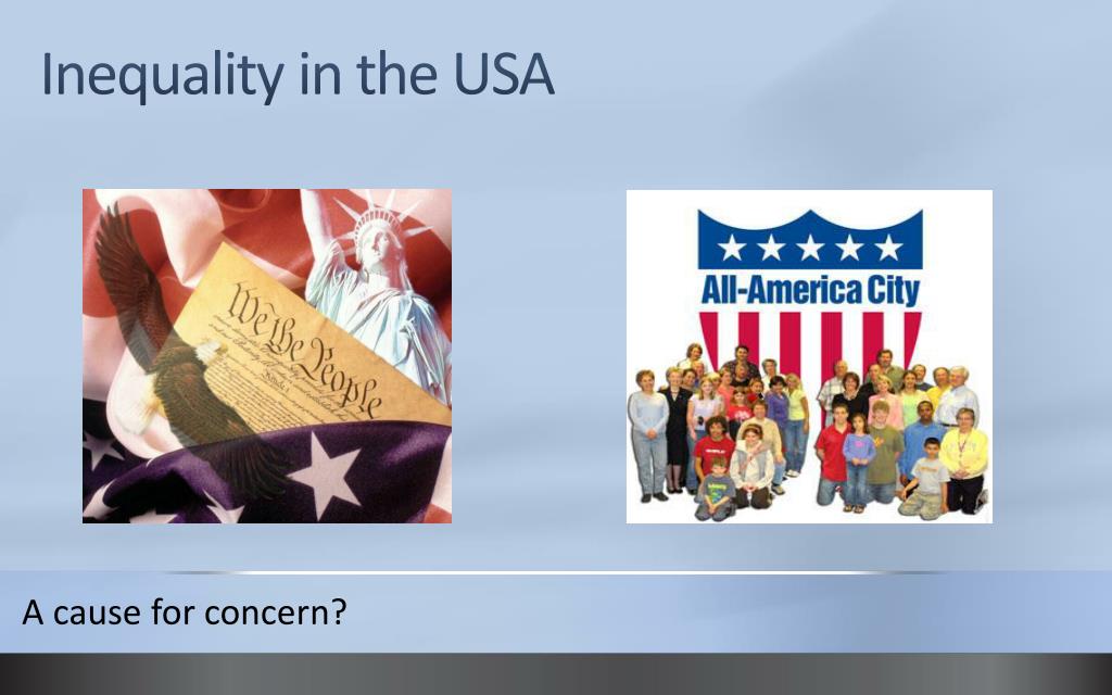 PPT - Growing Income Inequality in the USA: A Cause for Concern ...